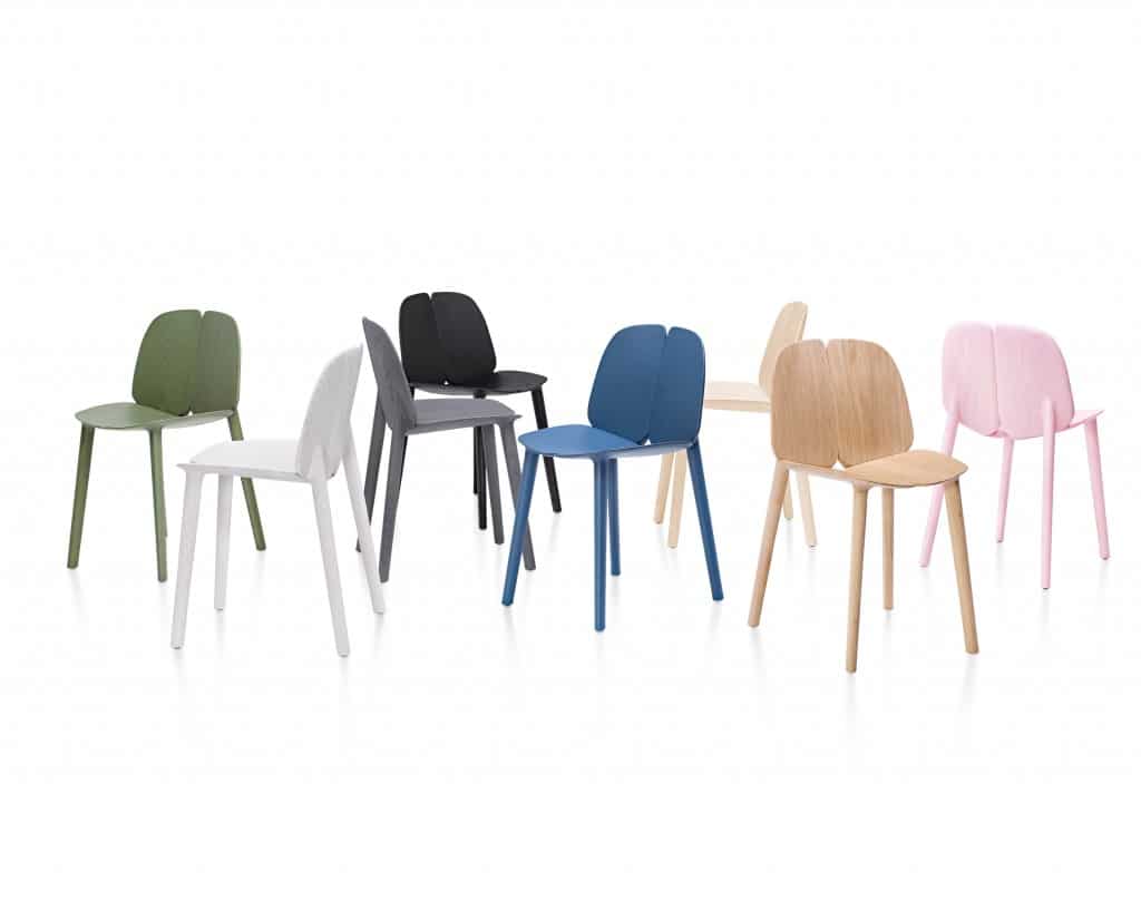 Matiazzi para Herman Miller - Osso Chair coloridas